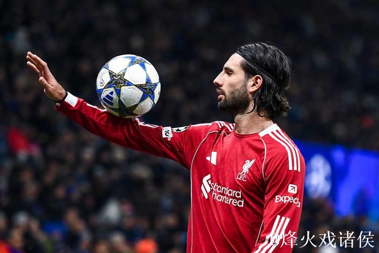 5球4助！利物浦真核心：身价8500万 攻防全能王
