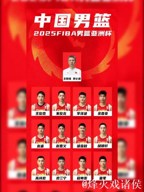 中国男篮亚洲杯十二人大名单公布 徐杰张宁落选